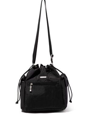 baggallini Black Drawstring Crossbody Bag/NWT